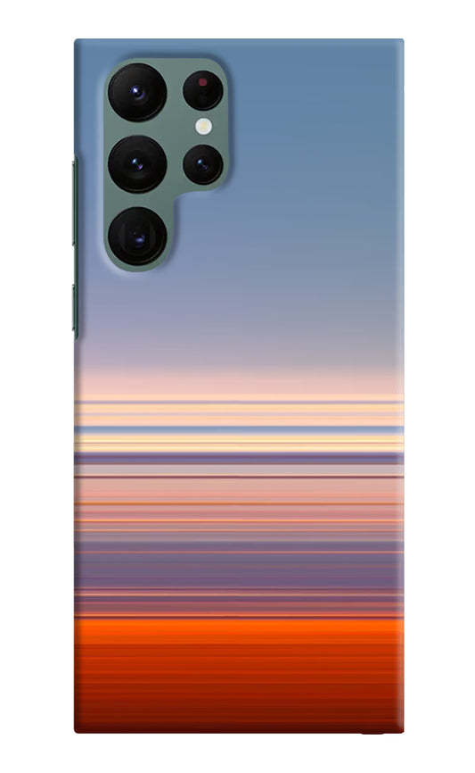 Morning Colors Samsung S22 Ultra Hard Case Back Cover by Casekaro