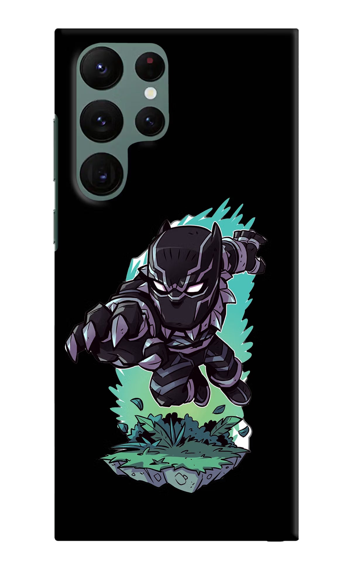Black Panther Samsung S22 Ultra Hard Case Back Cover by Casekaro