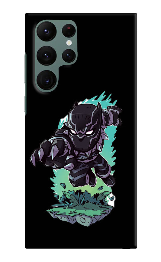 Black Panther Samsung S22 Ultra Hard Case Back Cover by Casekaro
