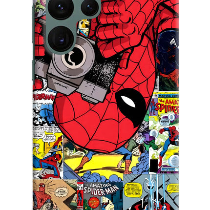 Spider Man Samsung S22 Ultra Hard Case Back Cover by Casekaro