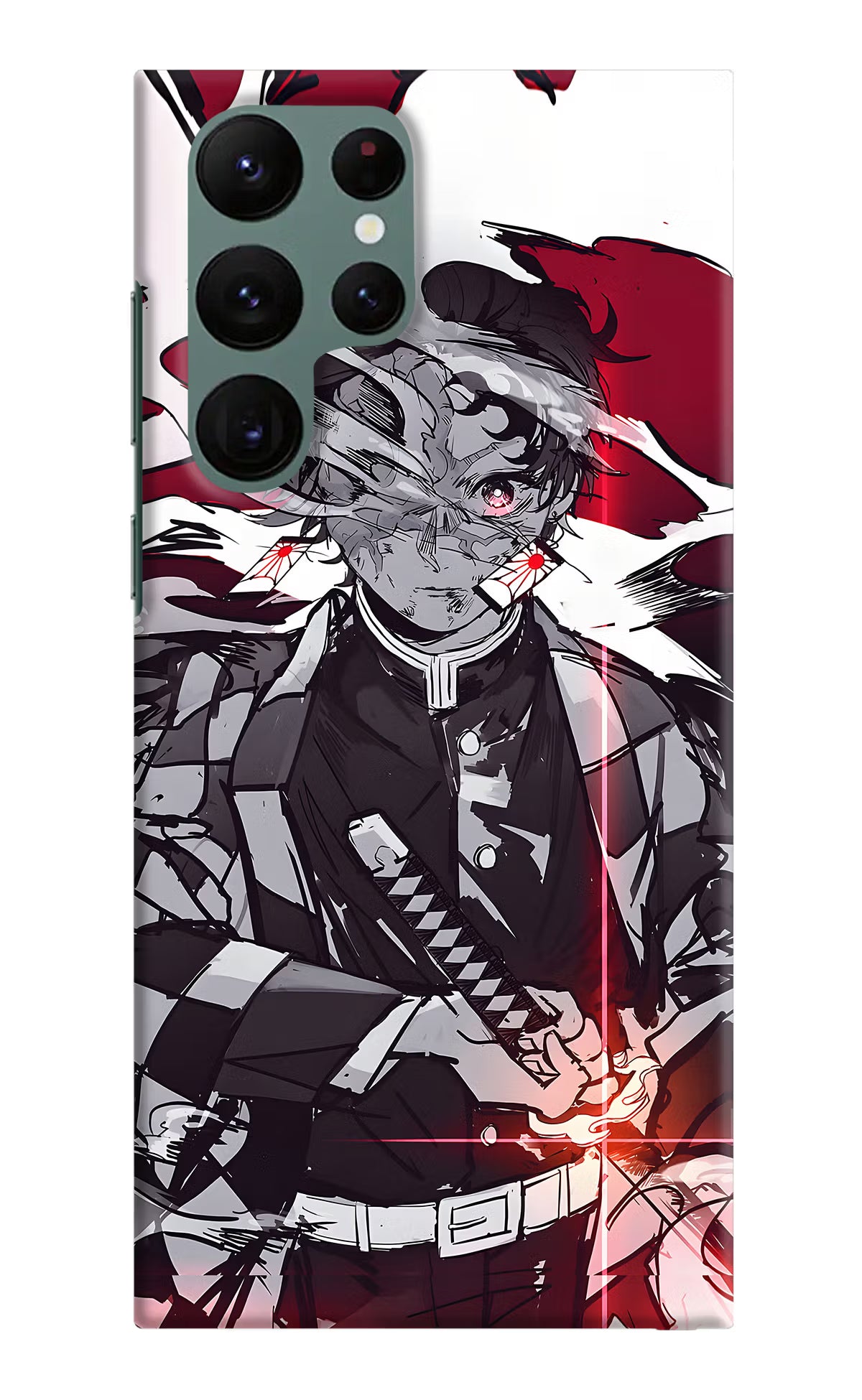 Demon Slayer Samsung S22 Ultra Hard Case Back Cover by Casekaro