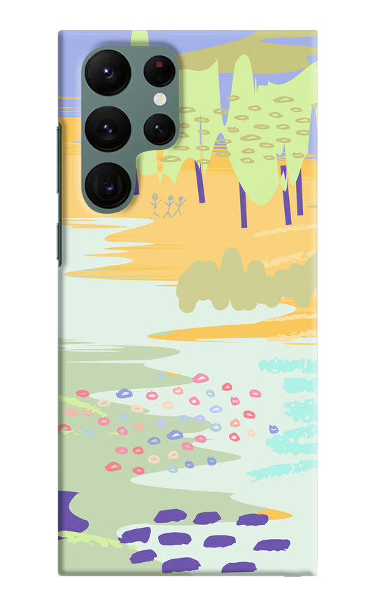 Scenery Samsung S22 Ultra Hard Case Back Cover by Casekaro