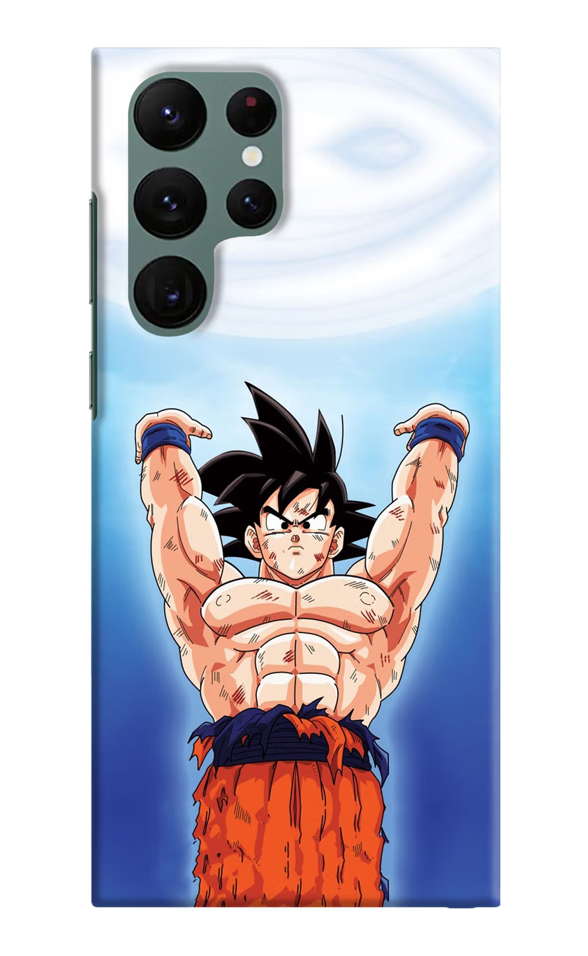 Goku Power Samsung S22 Ultra Hard Case Back Cover by Casekaro