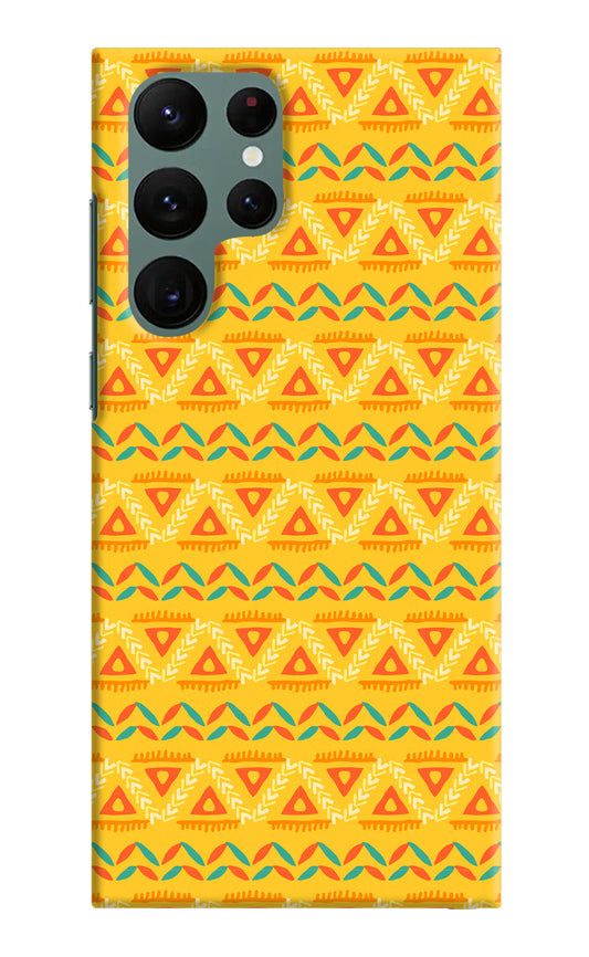 Tribal Pattern Samsung S22 Ultra Hard Case Back Cover by Casekaro