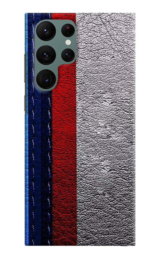BMW Stripes Samsung S22 Ultra Hard Case Back Cover by Casekaro