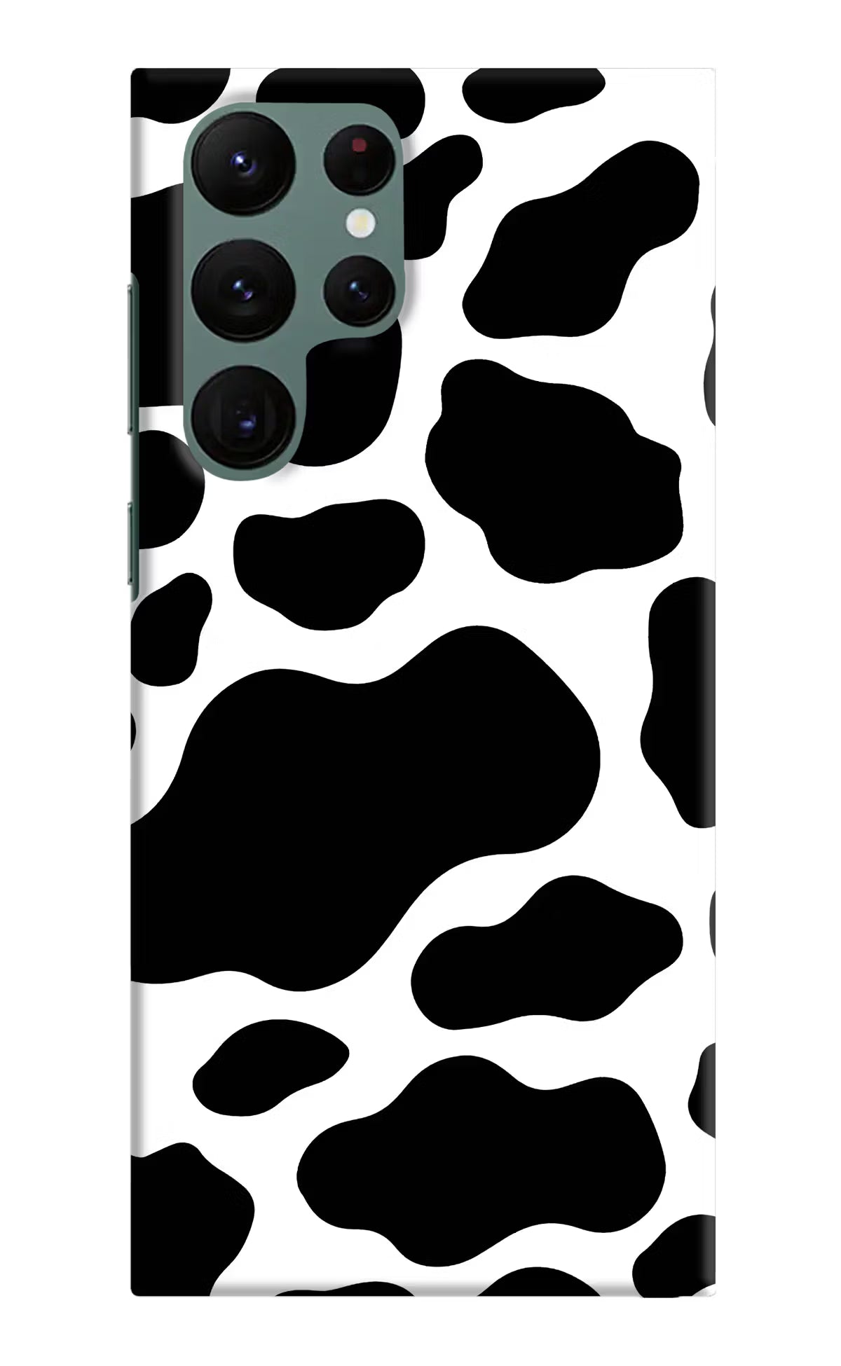 Cow Spots Samsung S22 Ultra Hard Case Back Cover by Casekaro