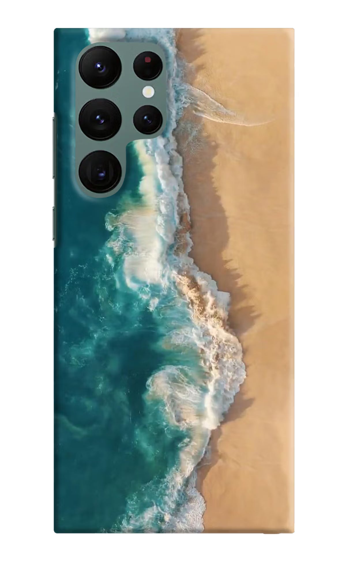 Ocean Beach Samsung S22 Ultra Hard Case Back Cover by Casekaro