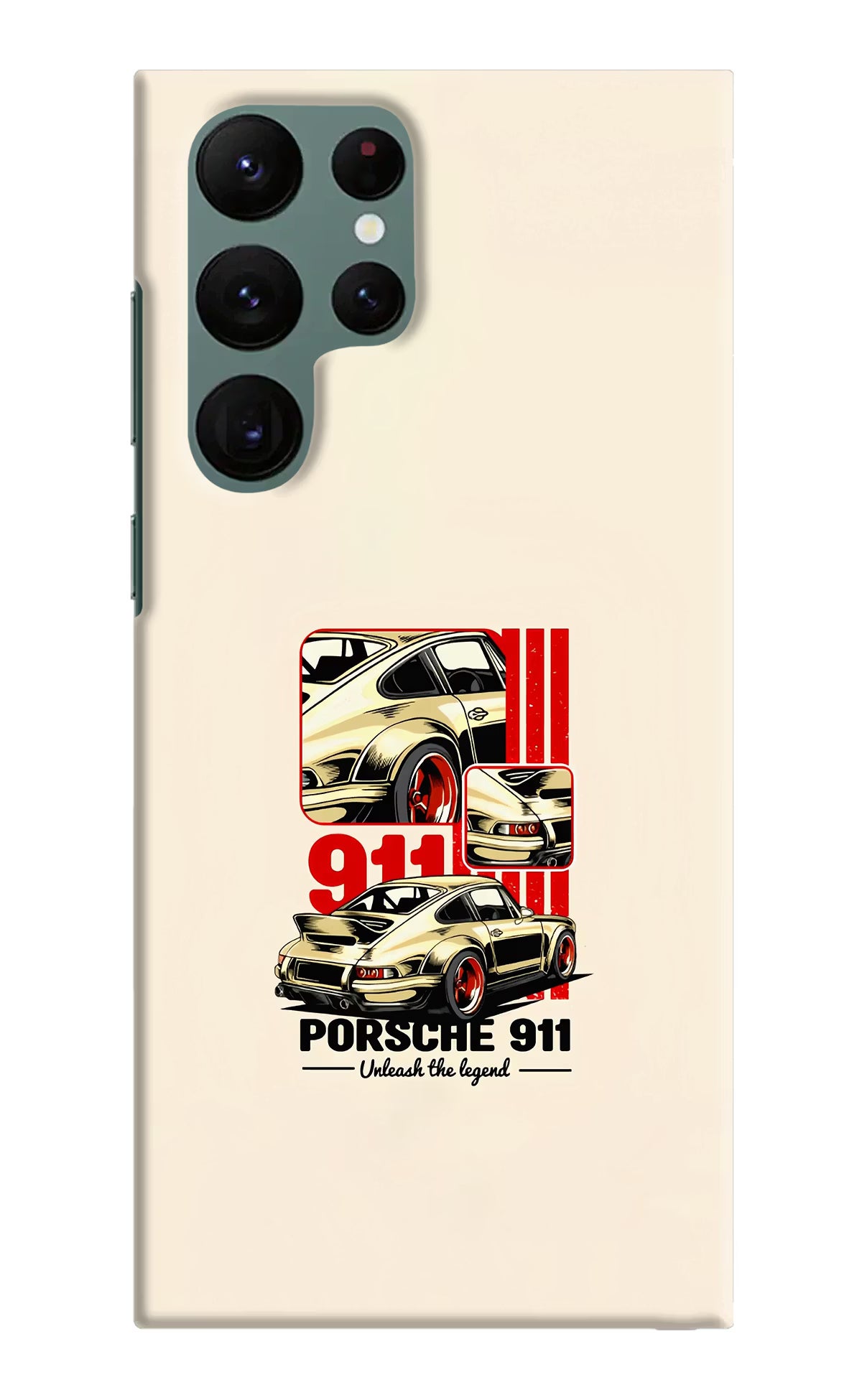 Classic Porsche 911 Samsung S22 Ultra Hard Case Back Cover by Casekaro