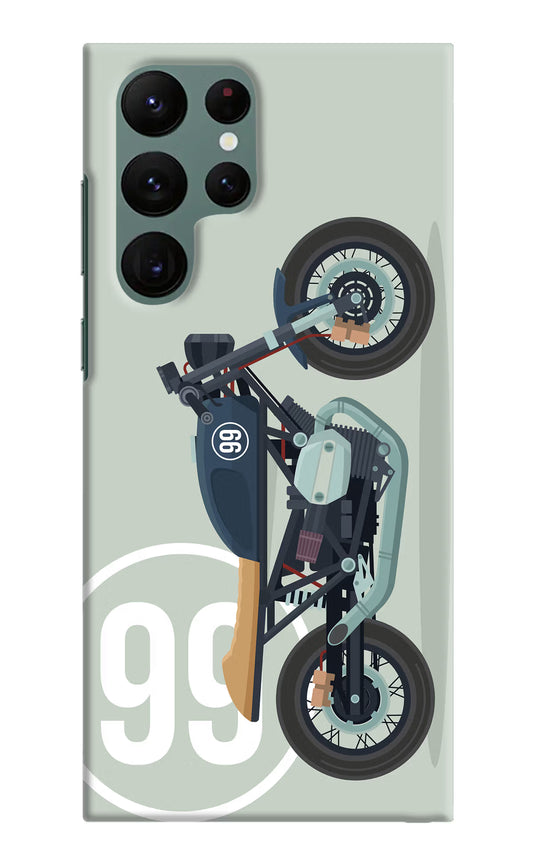 Classic Cafe Racer 99 Samsung S22 Ultra Hard Case Back Cover by Casekaro