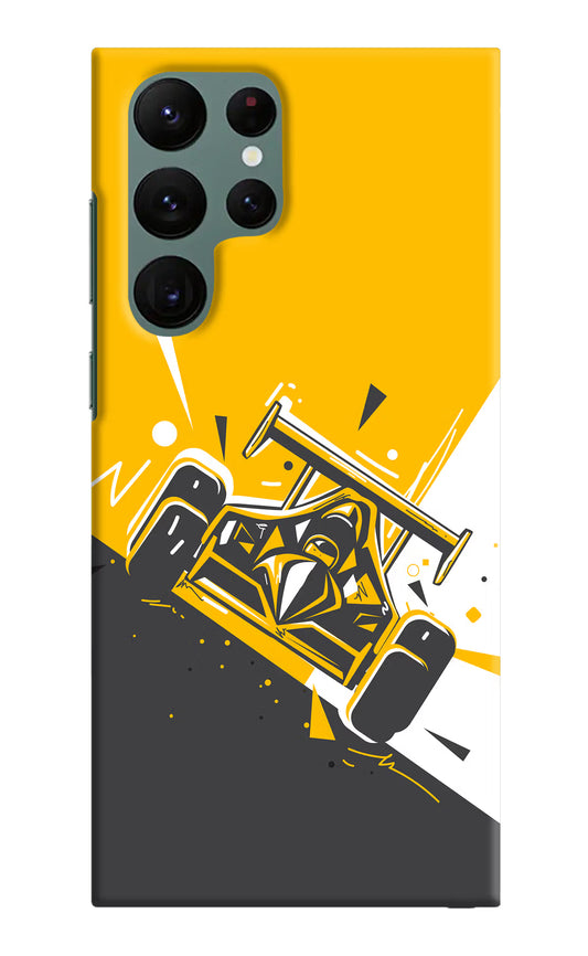 Track King Samsung S22 Ultra Hard Case Back Cover by Casekaro