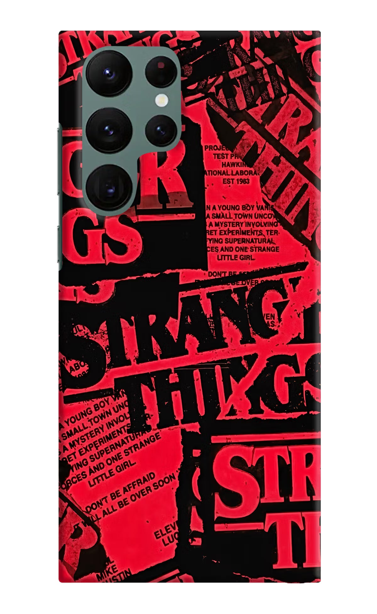 Ordinary Things Samsung S22 Ultra Hard Case Back Cover by Casekaro