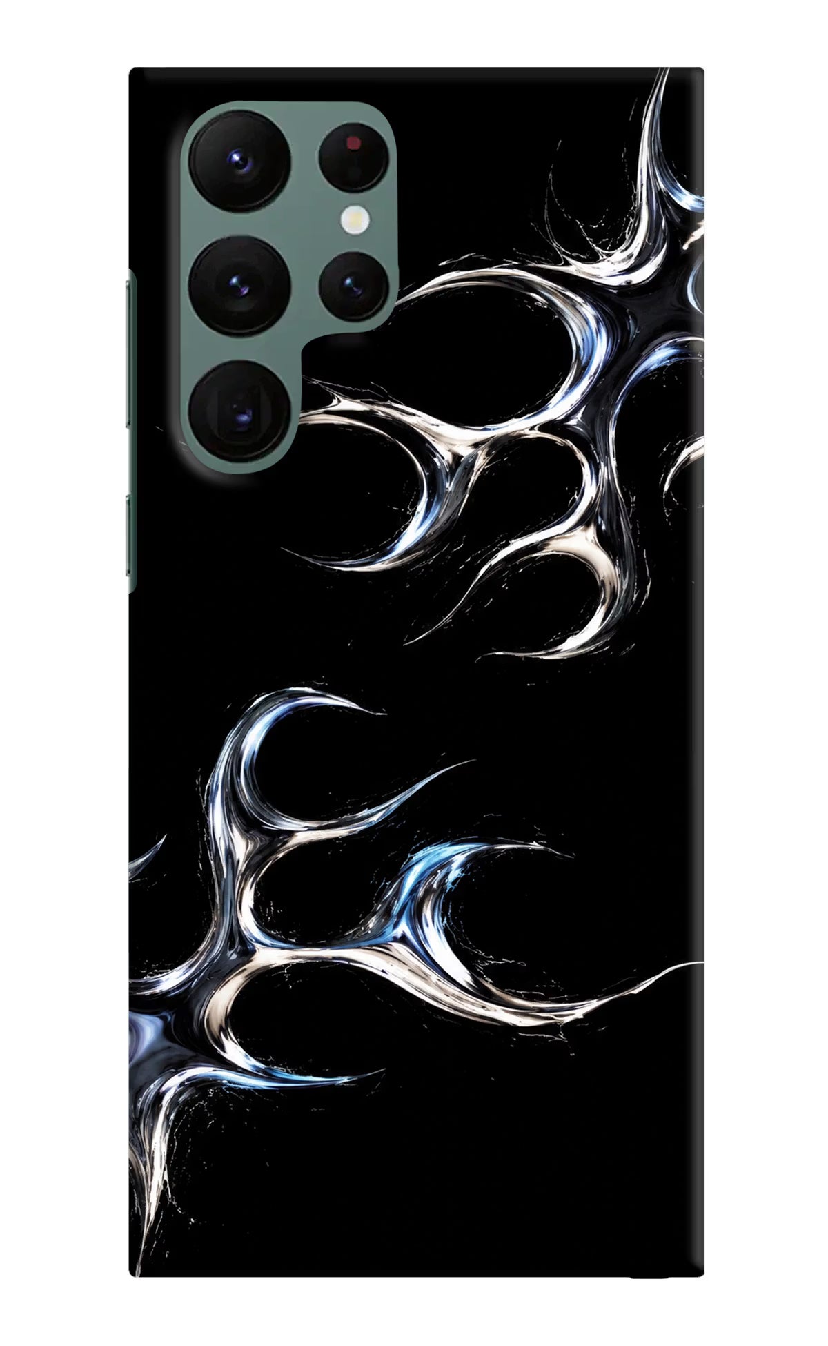 Chrome Tribal Samsung S22 Ultra Hard Case Back Cover by Casekaro