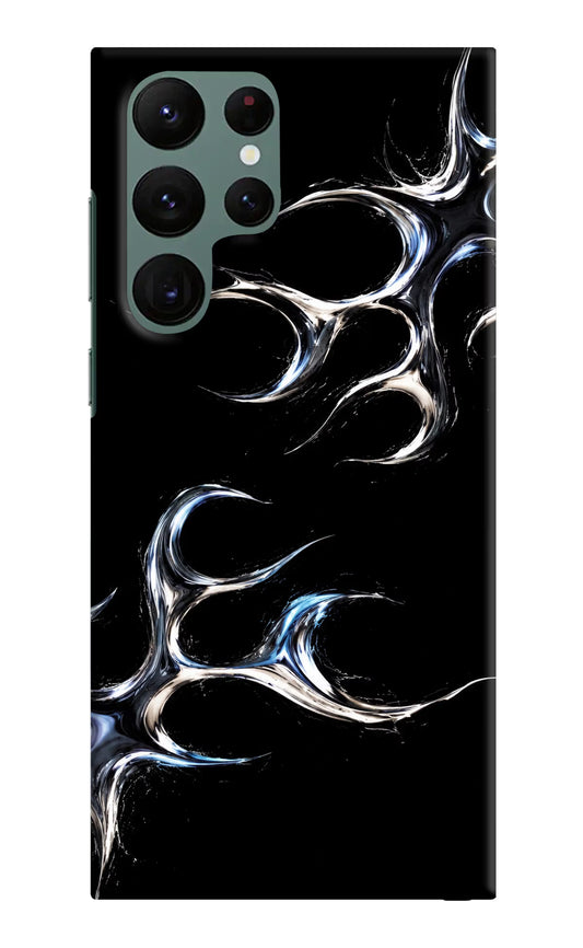 Chrome Tribal Samsung S22 Ultra Hard Case Back Cover by Casekaro
