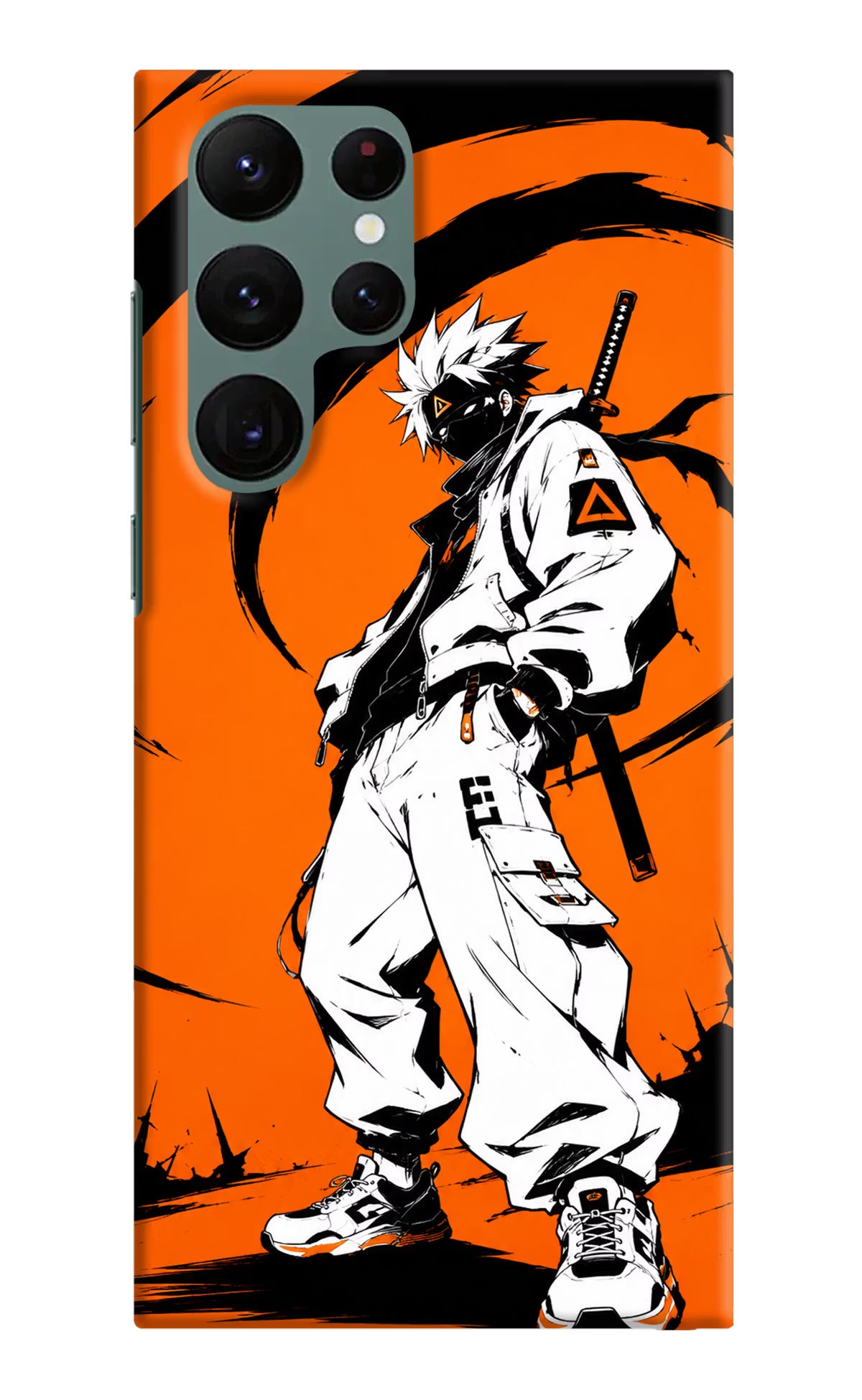 Street Samurai  Samsung S22 Ultra Hard Case Back Cover by Casekaro