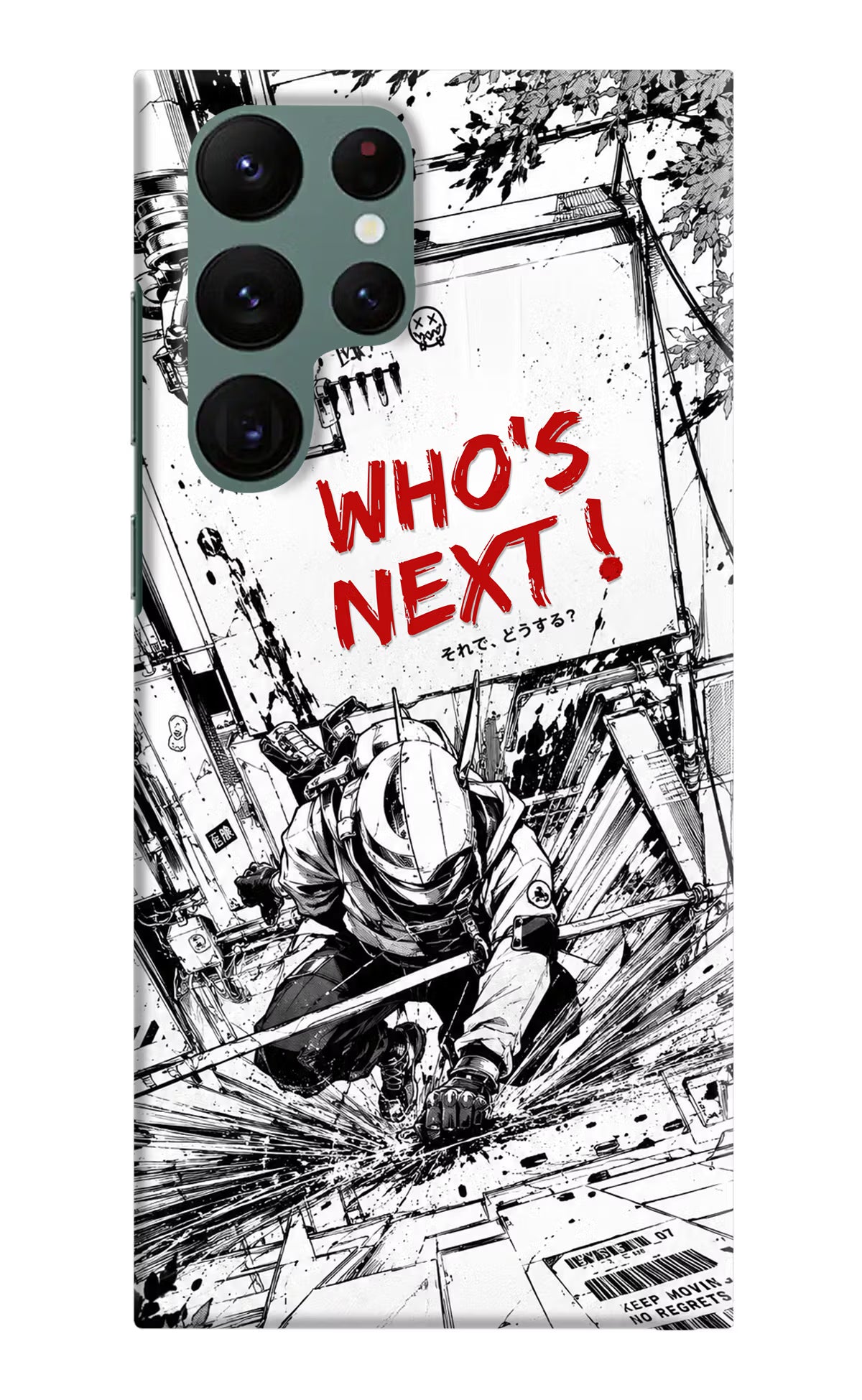Who's Next Samsung S22 Ultra Hard Case Back Cover by Casekaro