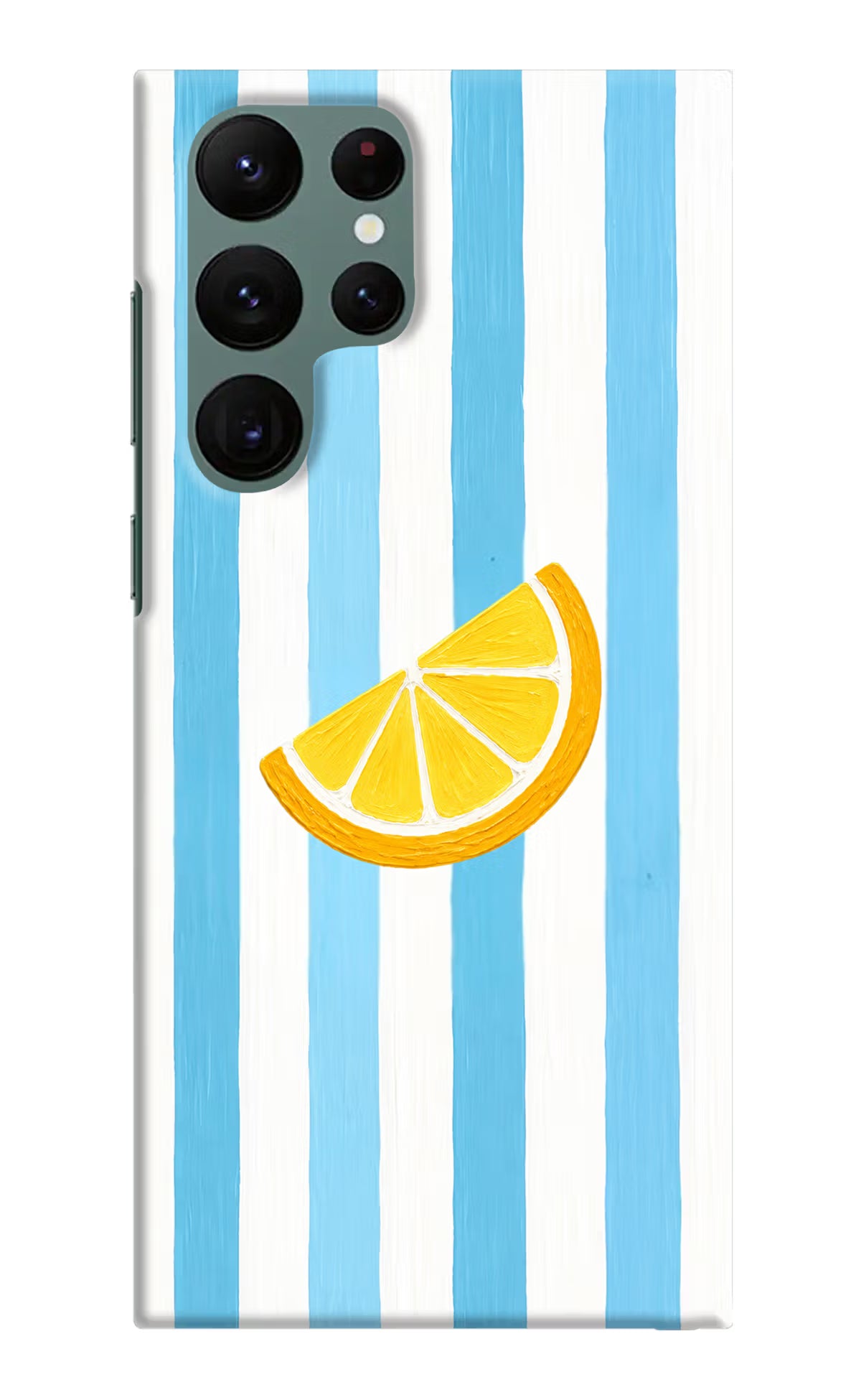 Summer Lemon Samsung S22 Ultra Hard Case Back Cover by Casekaro