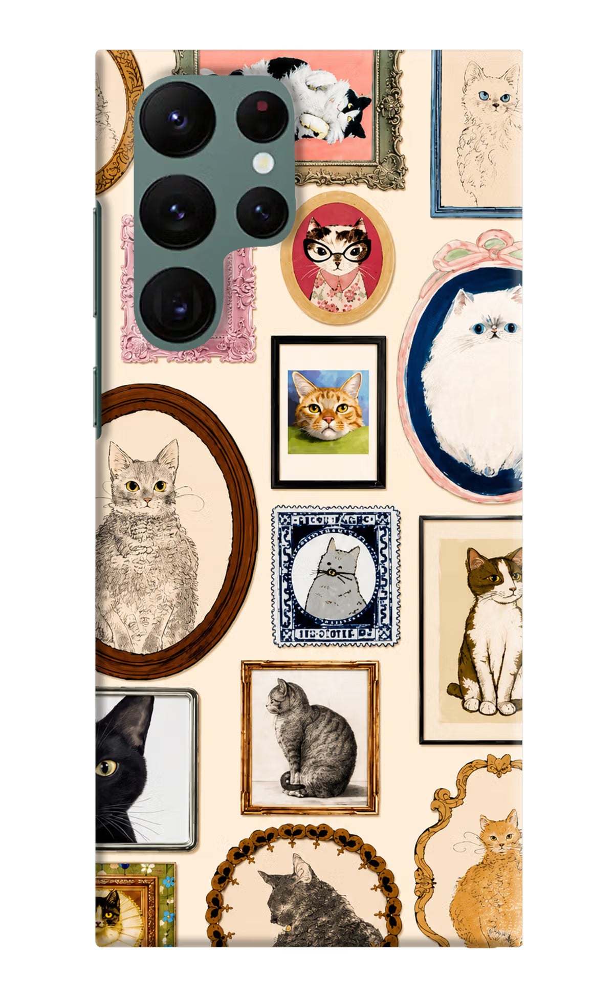 Mirror Cats Samsung S22 Ultra Back Cover