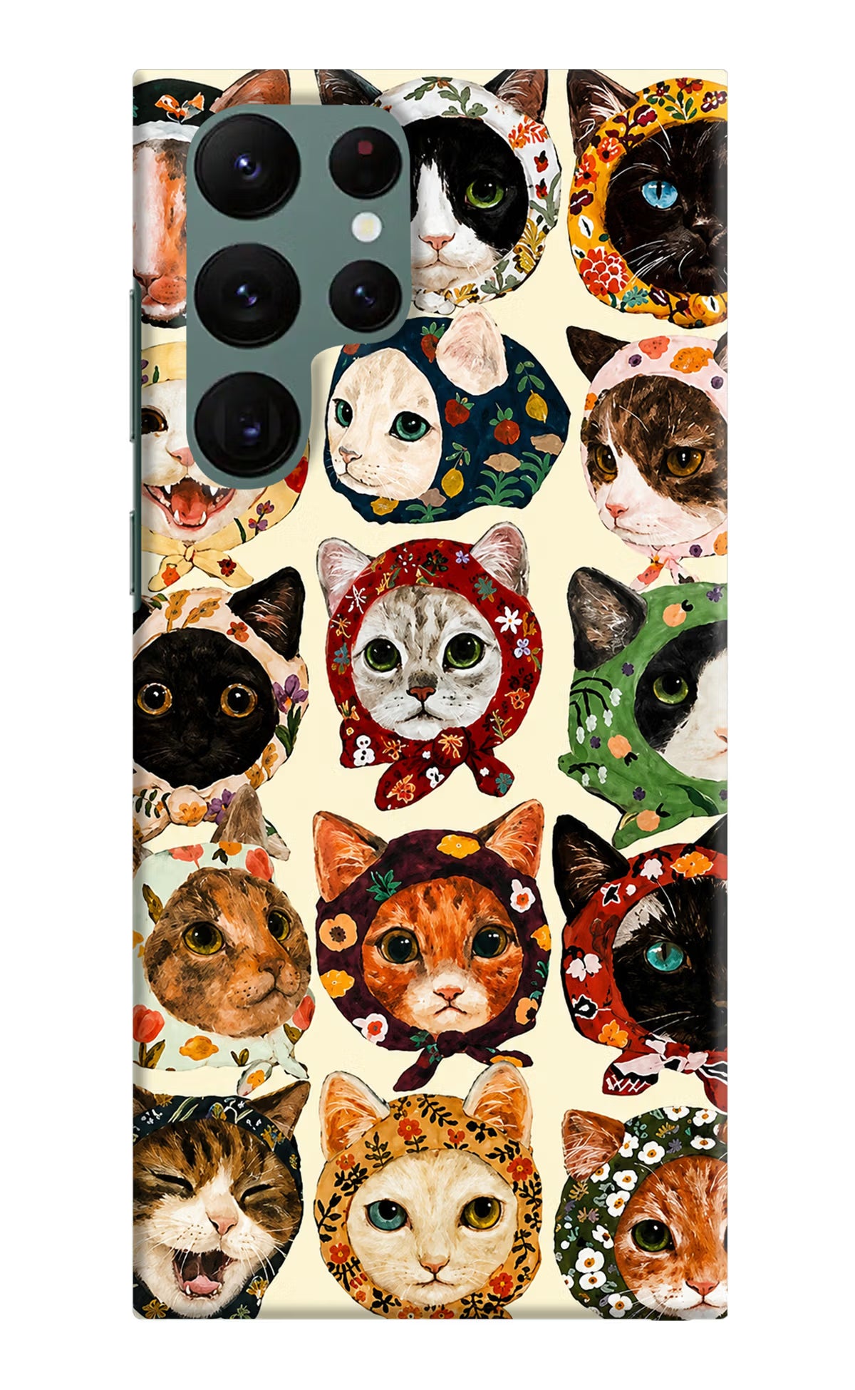 Cool Cat Samsung S22 Ultra Back Cover