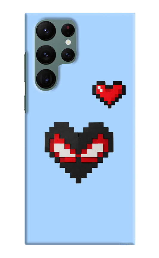 Peter Heart Samsung S22 Ultra Hard Case Back Cover by Casekaro