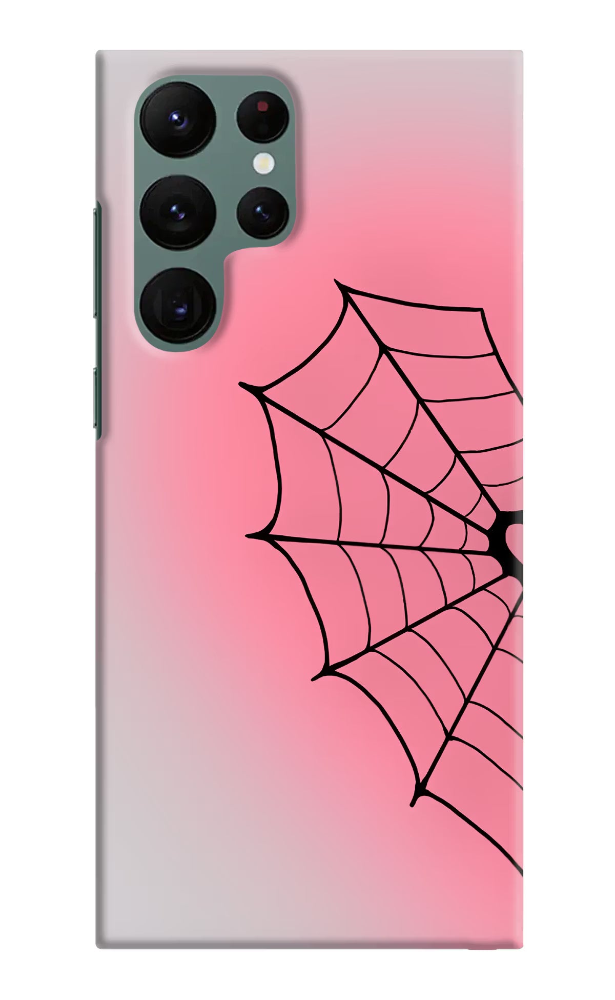 Pink Web Samsung S22 Ultra Back Cover
