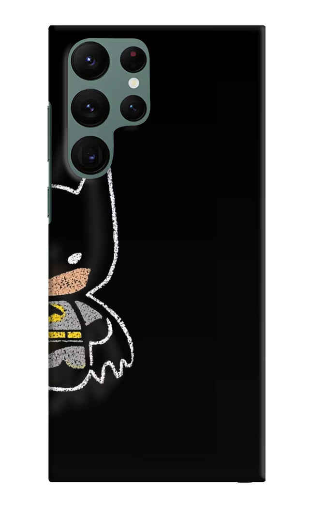 Bat Kitty Samsung S22 Ultra Hard Case Back Cover by Casekaro