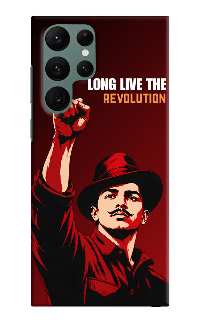 Bhagat Singh Revolution Samsung S22 Ultra Hard Case Back Cover by Casekaro