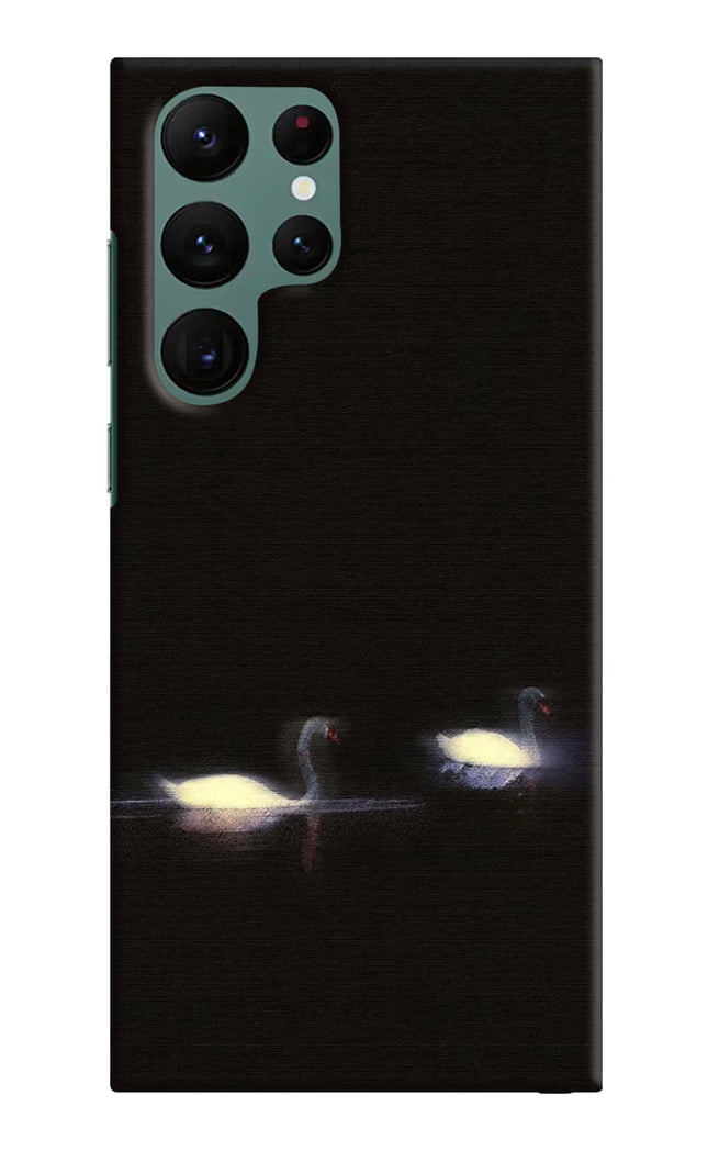 Silent Swans Samsung S22 Ultra Hard Case Back Cover by Casekaro