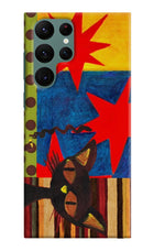 Pop Cat Samsung S22 Ultra Hard Case Back Cover by Casekaro