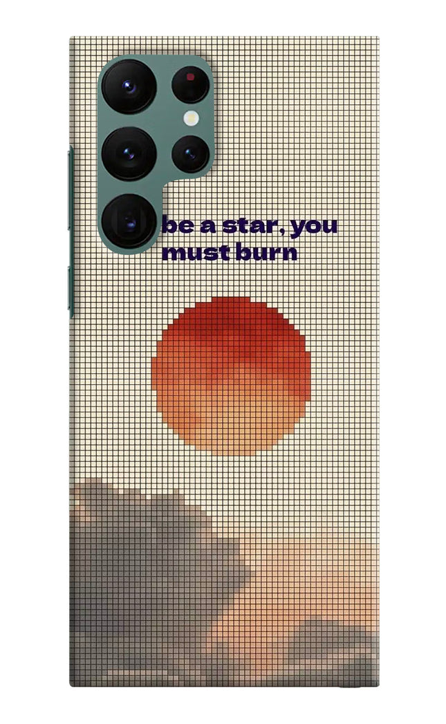 Pixel Sun Samsung S22 Ultra Hard Case Back Cover by Casekaro
