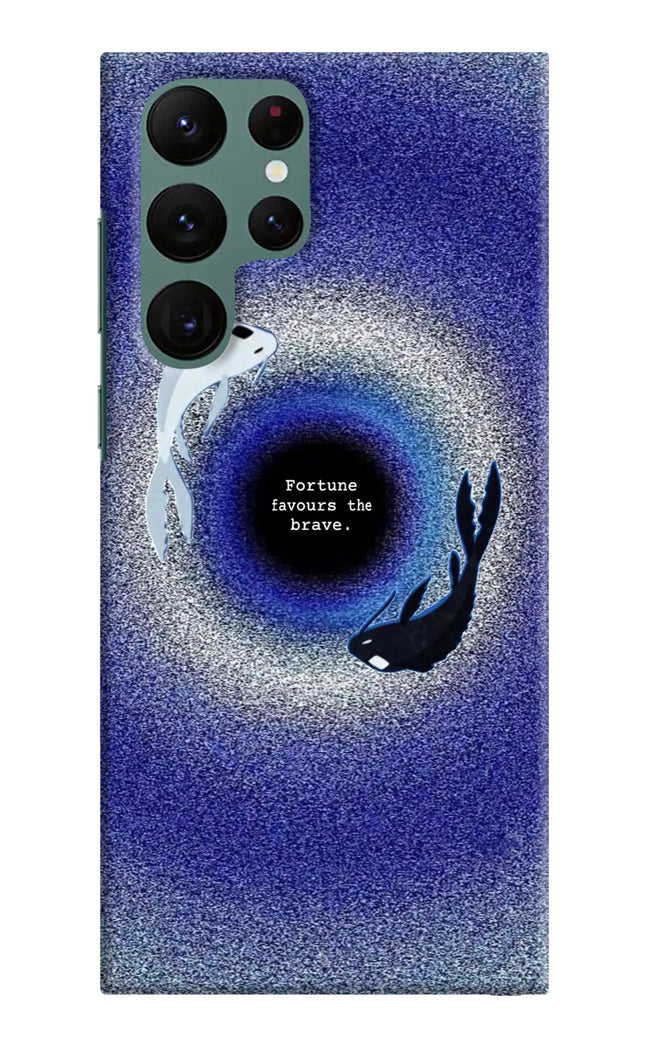 Dark Koi Samsung S22 Ultra Hard Case Back Cover by Casekaro