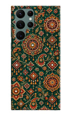 Green Pataka Samsung S22 Ultra Hard Case Back Cover by Casekaro