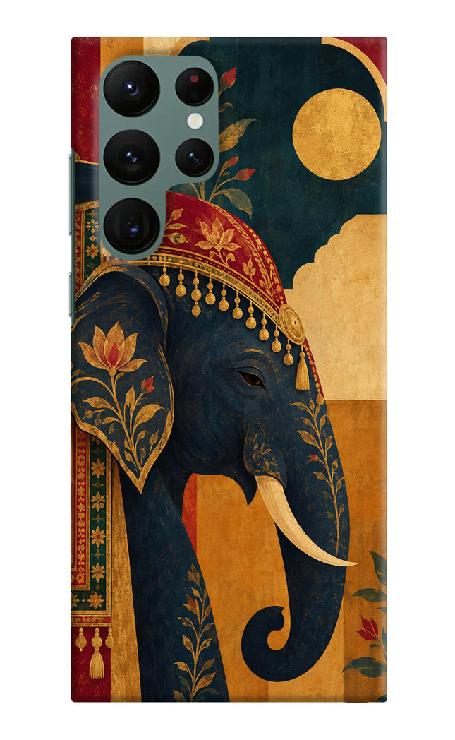 Royal Elephant Samsung S22 Ultra Hard Case Back Cover by Casekaro
