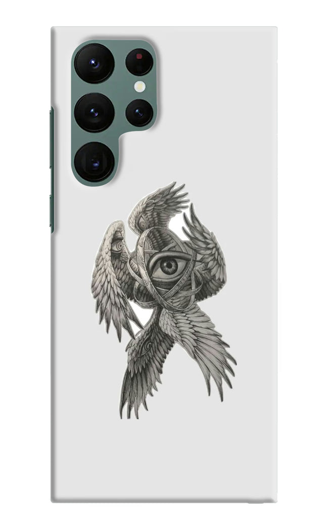 Accurate Angel Samsung S22 Ultra Hard Case Back Cover by Casekaro