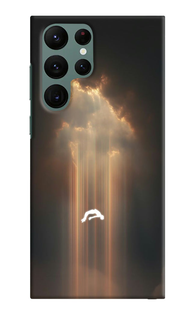 Heavenly Beam Samsung S22 Ultra Hard Case Back Cover by Casekaro