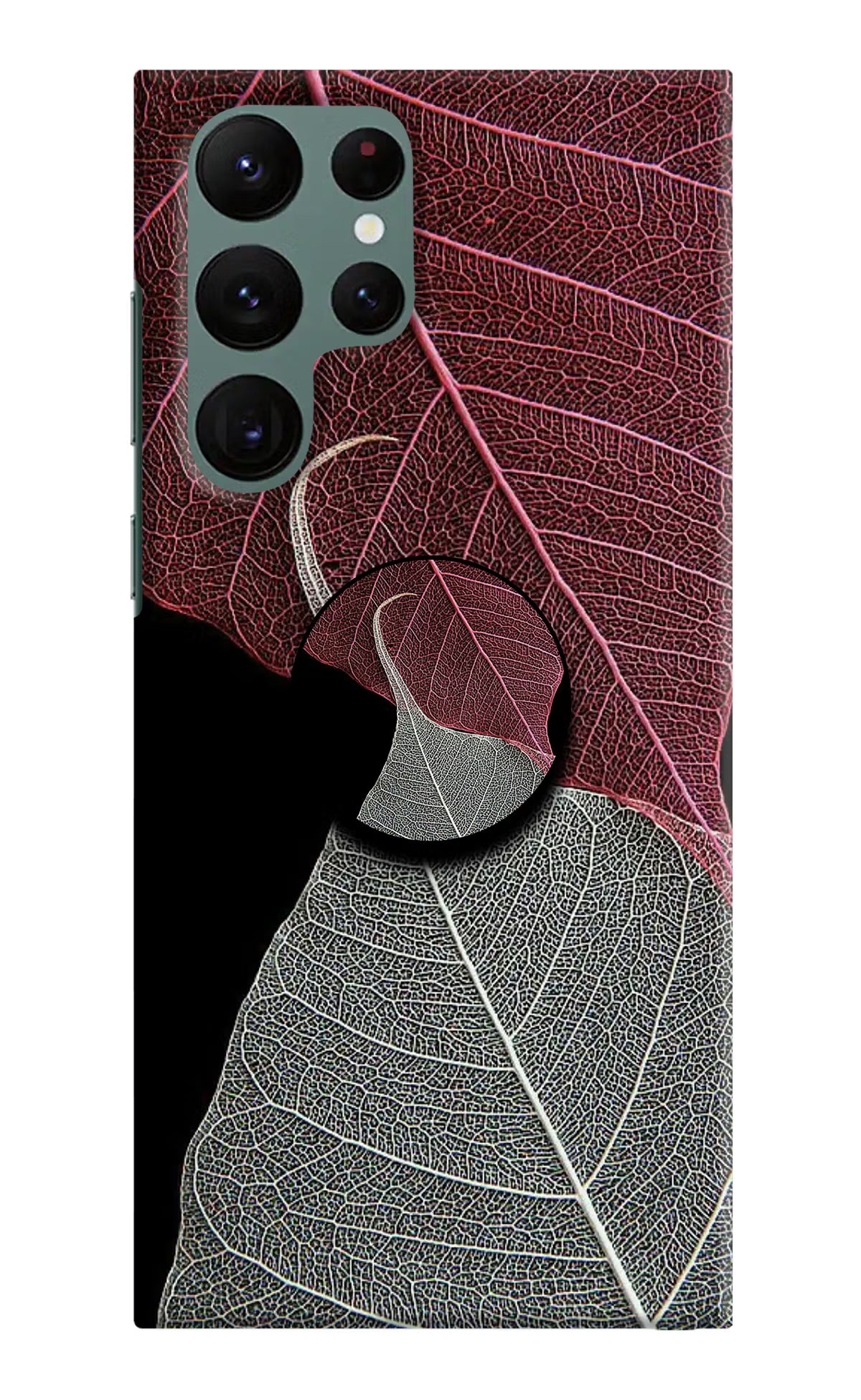 Leaf Pattern Samsung S22 Ultra Pop Case by Casekaro