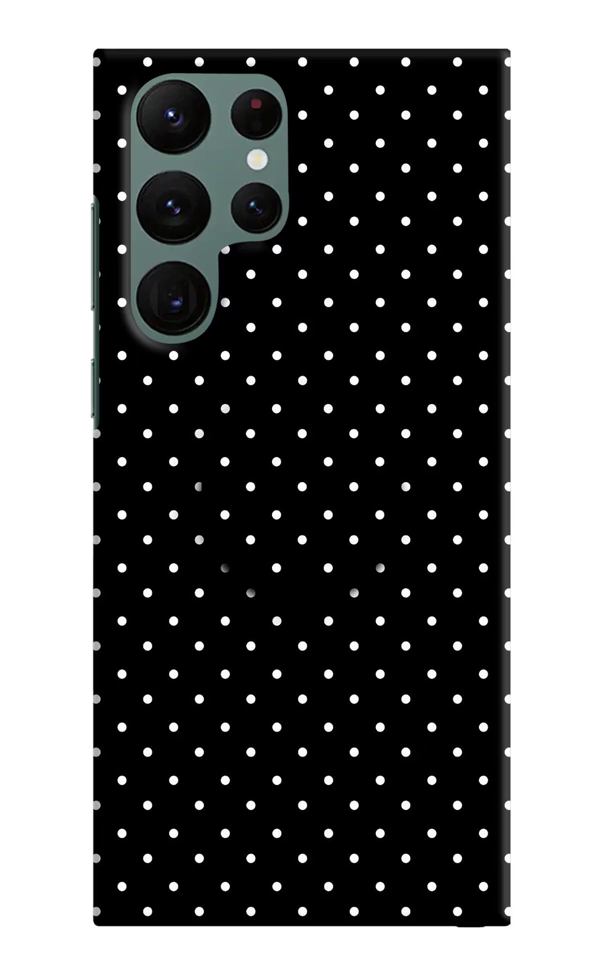 White Dots Samsung S22 Ultra Pop Case by Casekaro