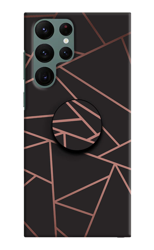 Geometric Pattern Samsung S22 Ultra Pop Case by Casekaro