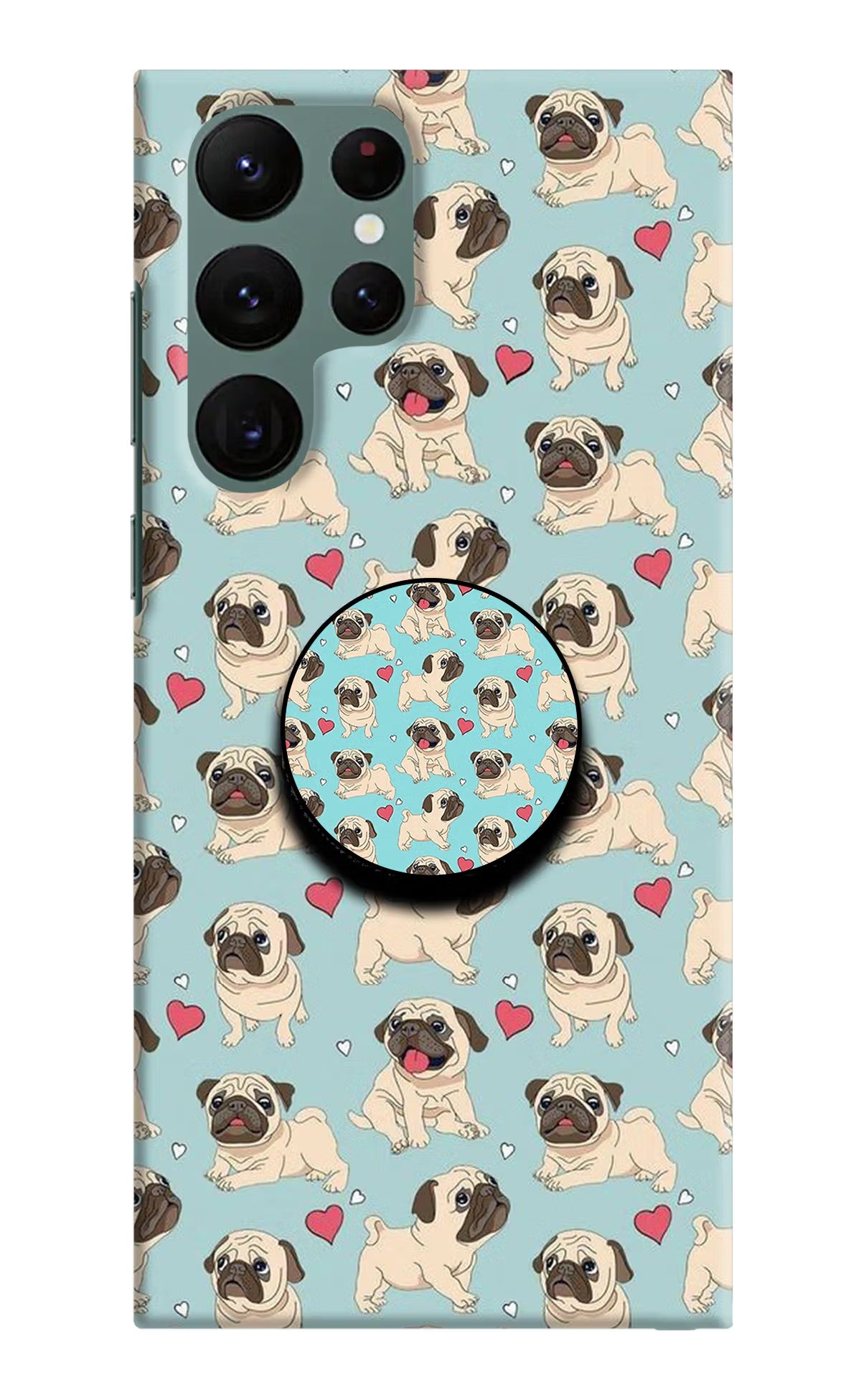 Pug Dog Samsung S22 Ultra Pop Case by Casekaro