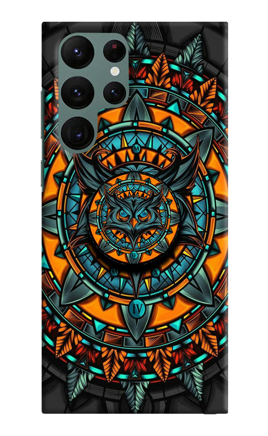 Angry Owl Samsung S22 Ultra Pop Case by Casekaro