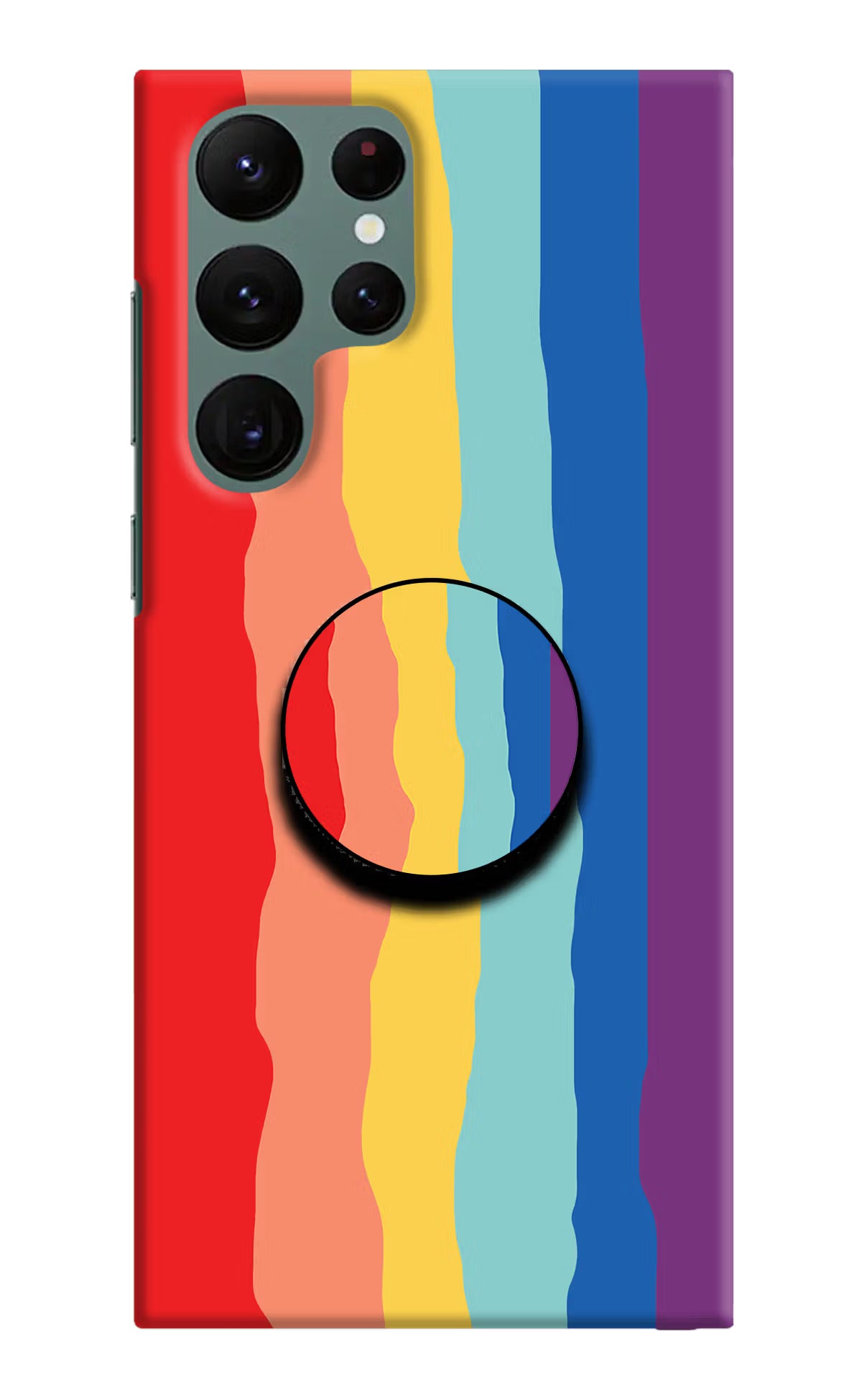 Rainbow Samsung S22 Ultra Pop Case by Casekaro