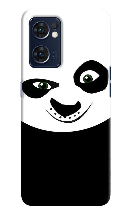 Panda Oppo Reno7 5G Hard Case Back Cover by Casekaro