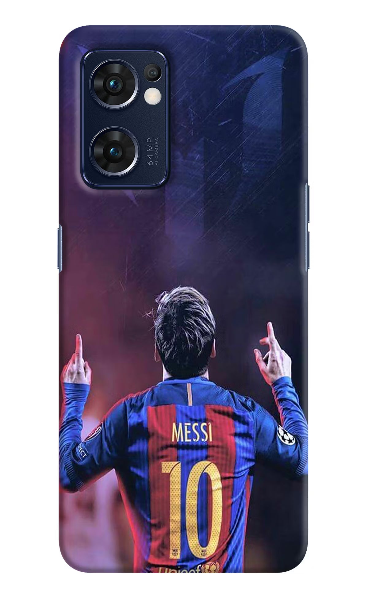 Messi Oppo Reno7 5G Hard Case Back Cover by Casekaro