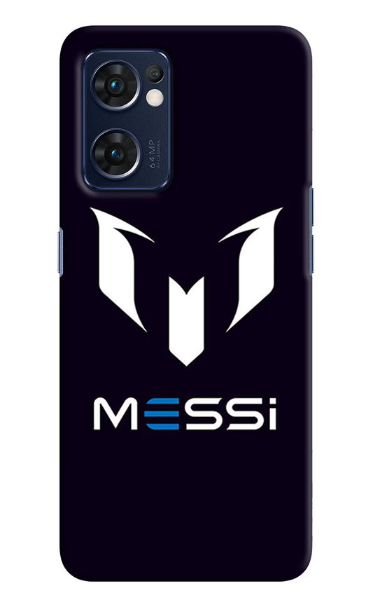 Messi Logo Oppo Reno7 5G Hard Case Back Cover by Casekaro