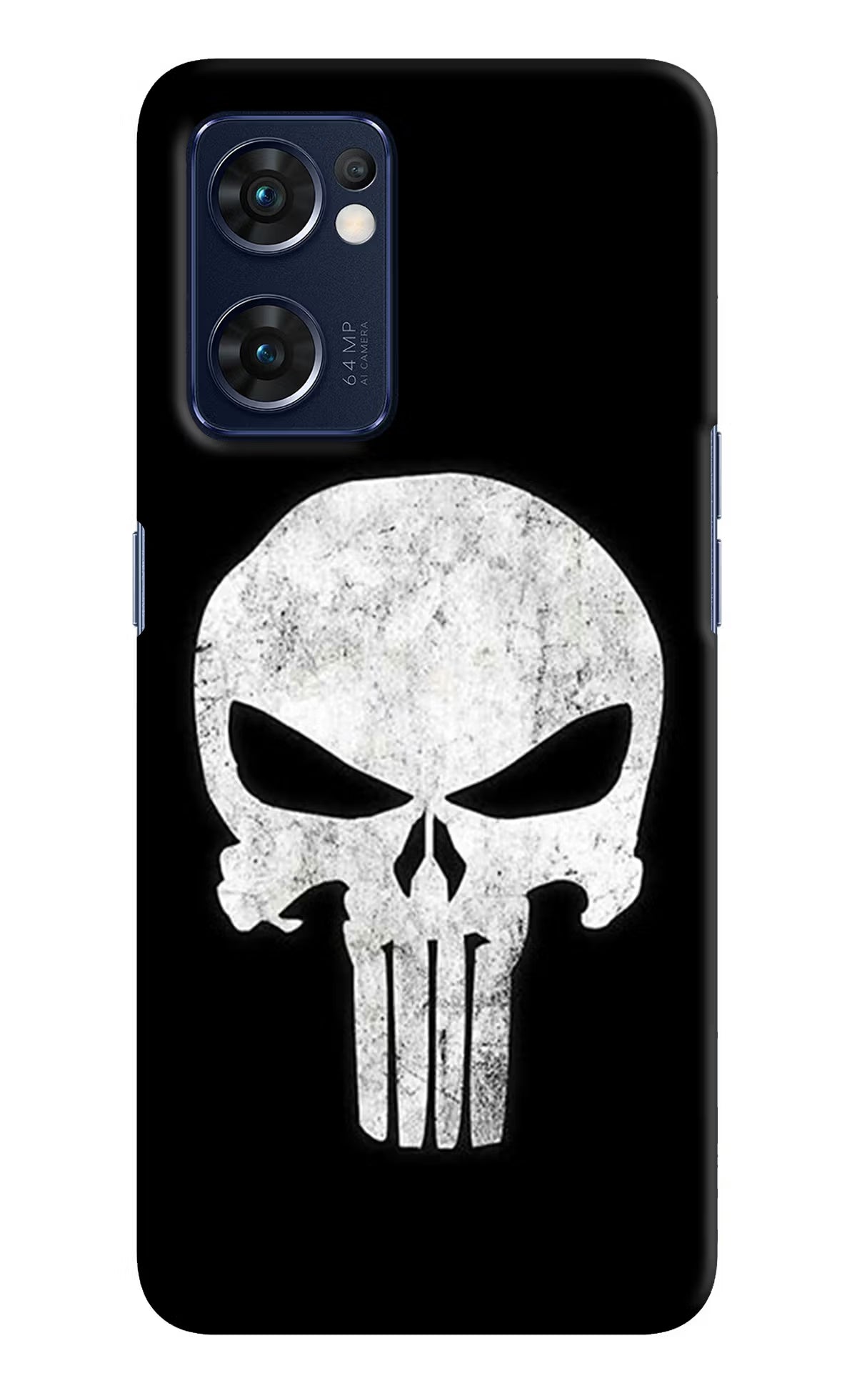 Punisher Skull Oppo Reno7 5G Hard Case Back Cover by Casekaro