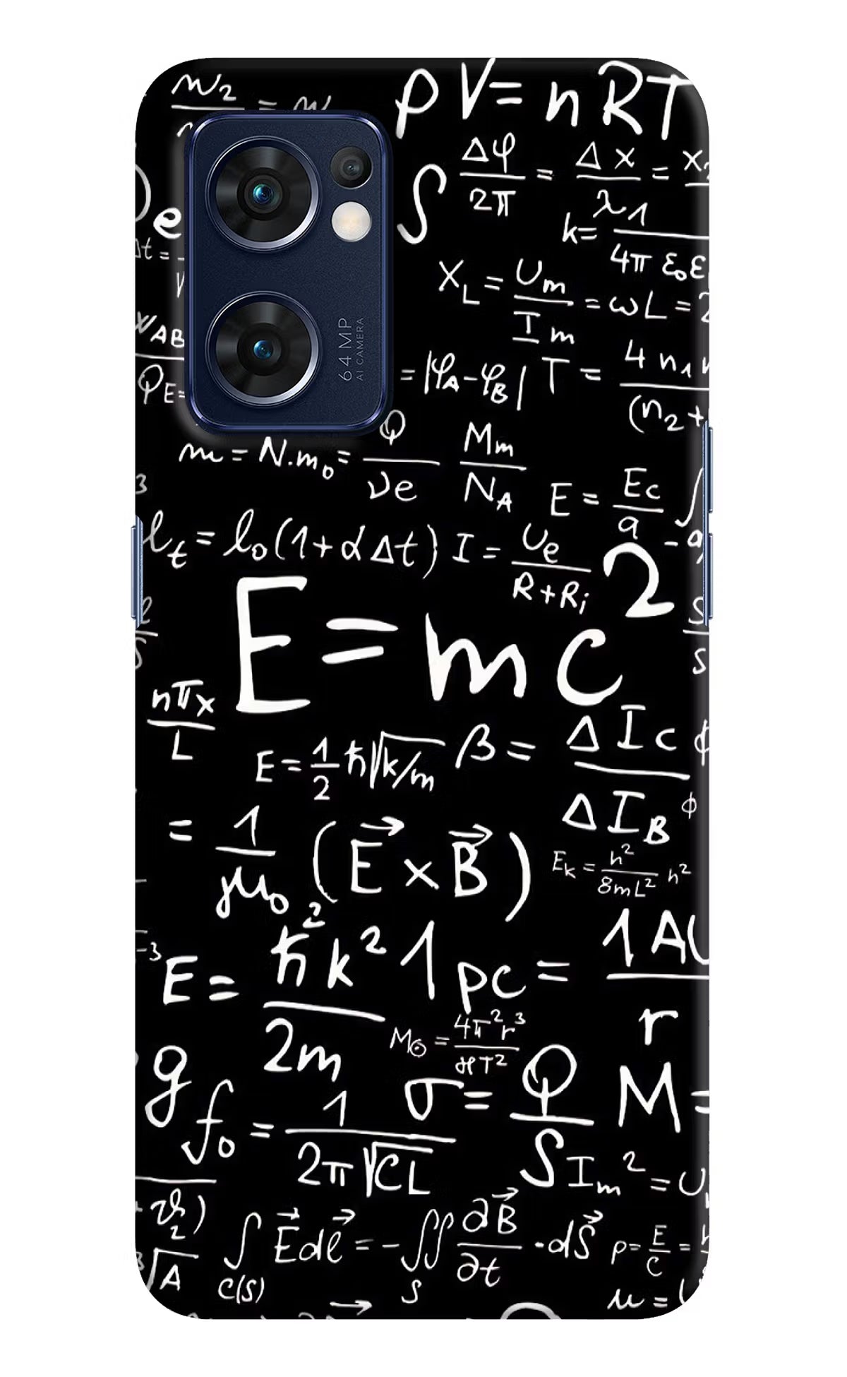 Physics Formula Oppo Reno7 5G Hard Case Back Cover by Casekaro