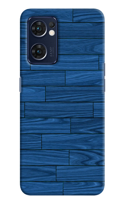 Wooden Texture Oppo Reno7 5G Hard Case Back Cover by Casekaro