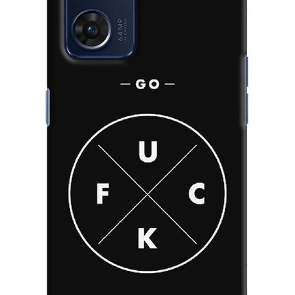 Go Fuck Yourself Oppo Reno7 5G Hard Case Back Cover by Casekaro