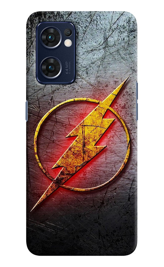 Flash Oppo Reno7 5G Hard Case Back Cover by Casekaro