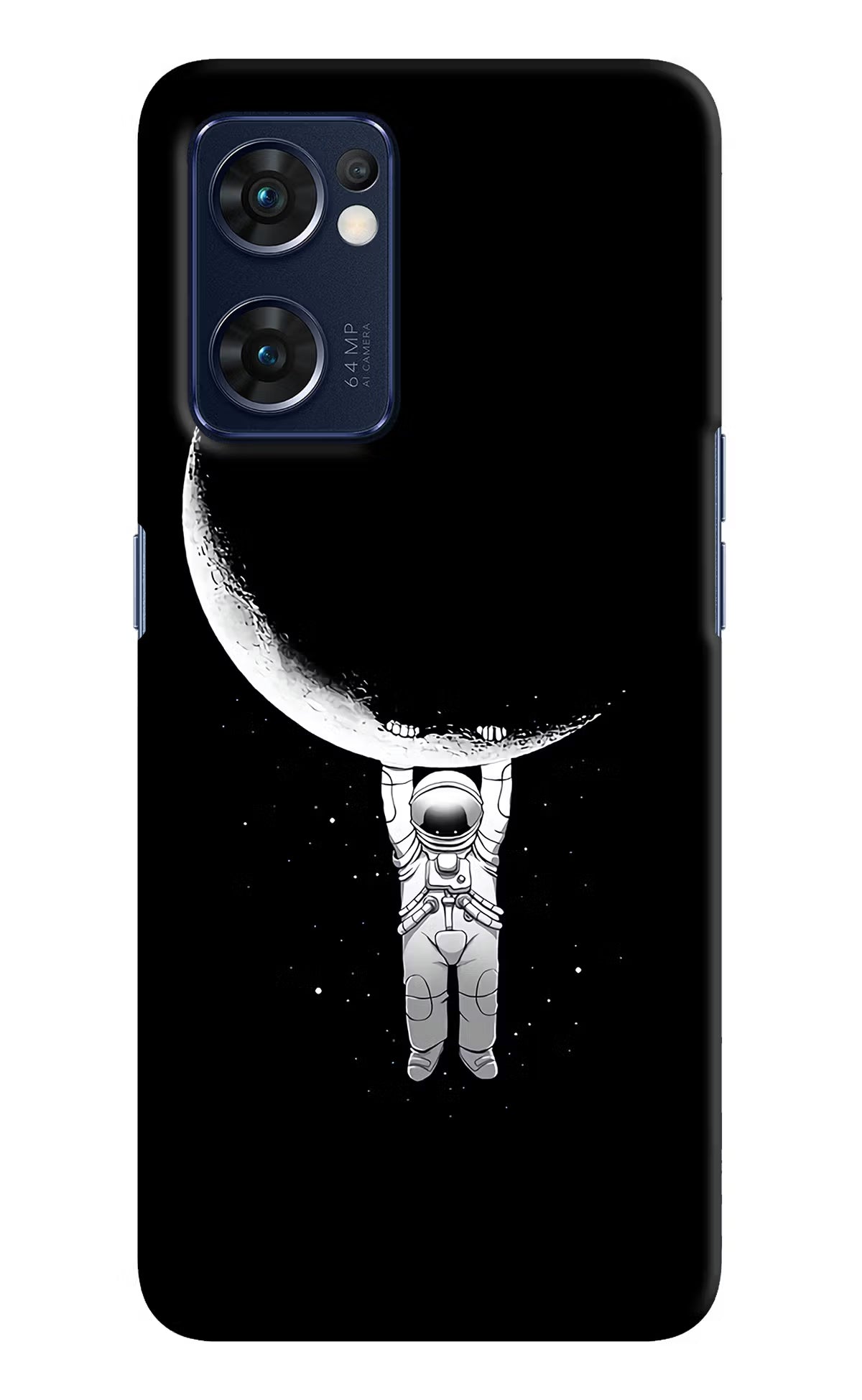 Moon Space Oppo Reno7 5G Hard Case Back Cover by Casekaro