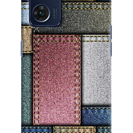 Multicolor Jeans Oppo Reno7 5G Hard Case Back Cover by Casekaro
